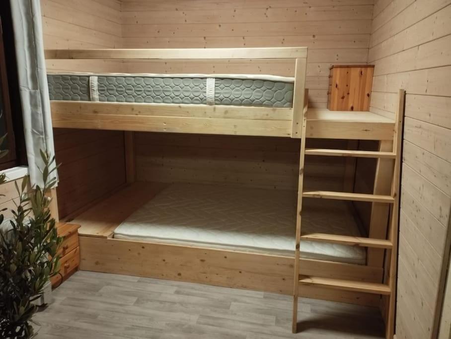 Chalet 8 Personnes + Grand Terrain Et Riviere Entremont Esterno foto